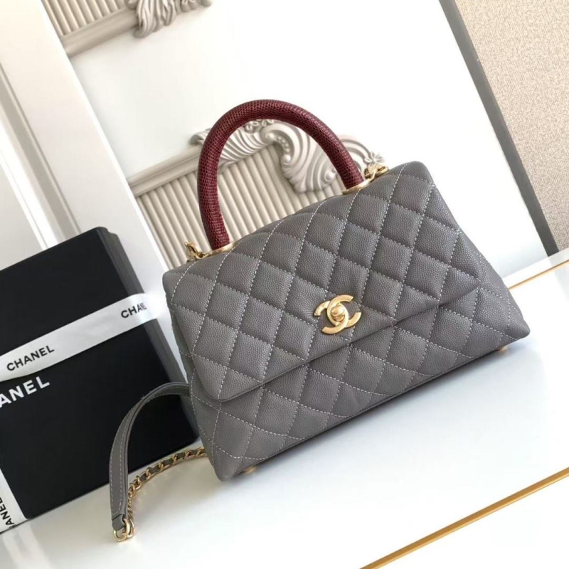 Ch**el top handle bags